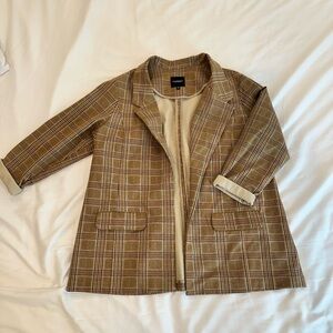 Plaid Blazer
